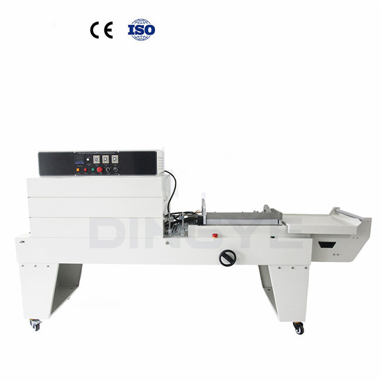 Continuous seal-cut-shrink packaging machine