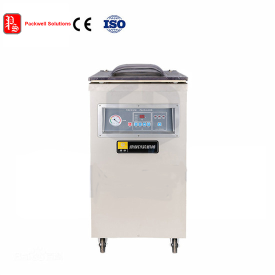 Single-chamber vacuum (gas filling) packager
