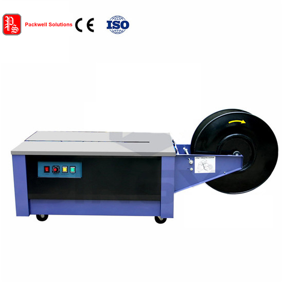 Semi-automatic strapping machine