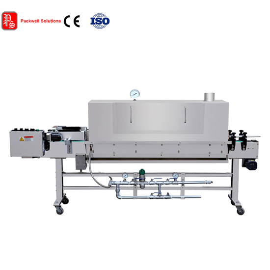 Steam label shrink packing machine