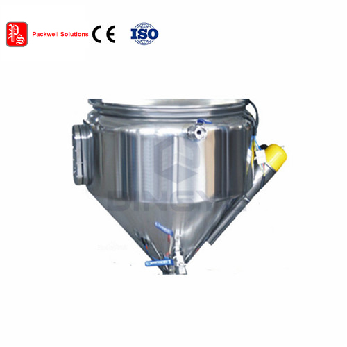 Double jacket heating hopper