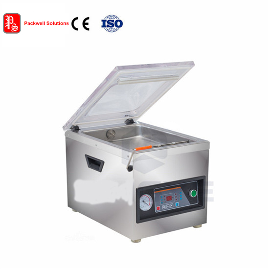 Table type vacuum packaging machine